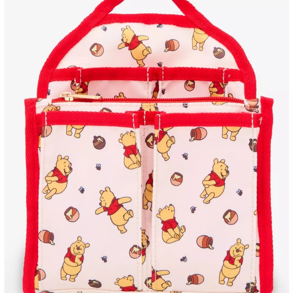 Disney Winnie the Pooh Hunny Pot Allover Print Bag Organizer —NWT